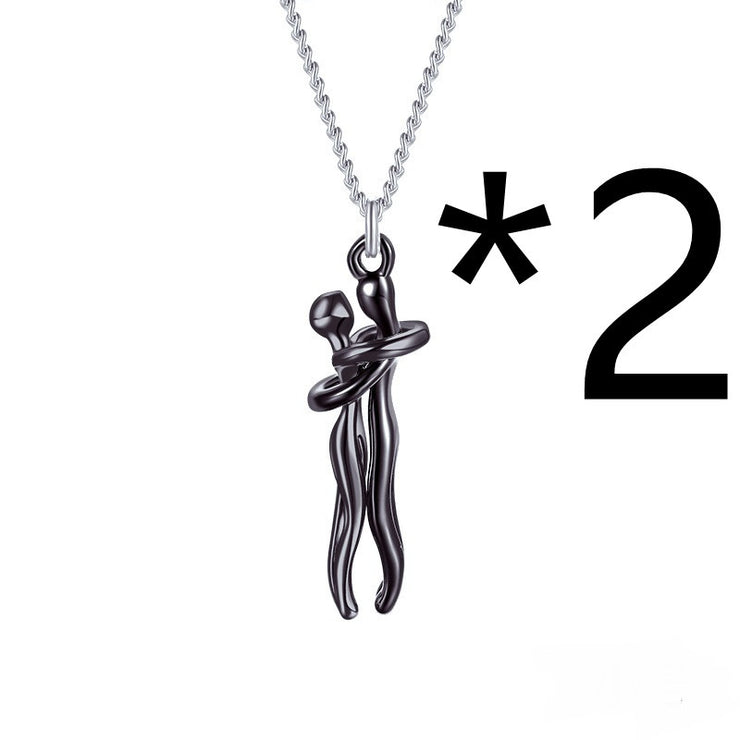 Hot Sale Affectionate Hug Necklace Couples Anniversary Valentine&