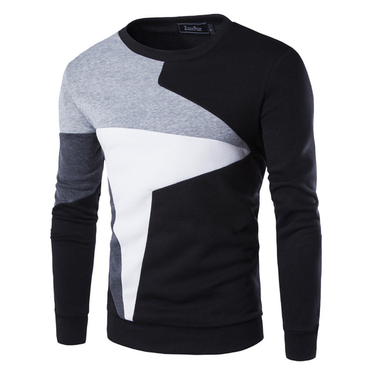 Pulls Hommes Nouvelle Mode Imprimé Décontracté O-cou Mince Coton Tricoté Hommes Pulls Pulls Hommes Marque Vêtements