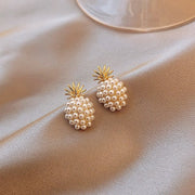 Boucles d'oreilles en perles, ananas et étoile de mer