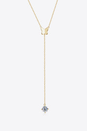 Collier en argent sterling 925 avec moissanite de 1 carat