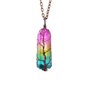 Pendentif arbre de vie en cristal de pierre à vendre en Europe et en Amérique