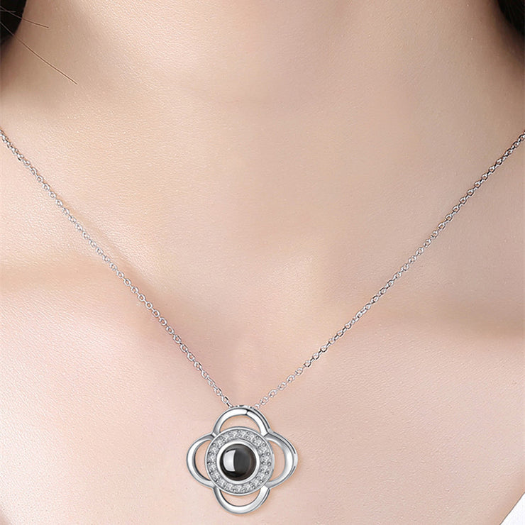 Coffret cadeau de bijoux en métal rose pour la Saint-Valentin, collier pour mariage, petite amie