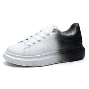 Gradual Color Small White Casual Sports Shoes For Men