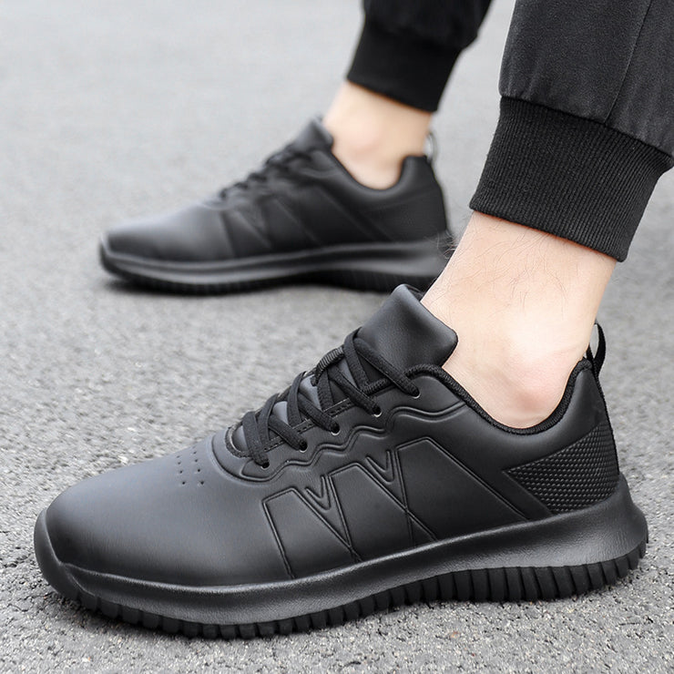 Plus Size Chef Shoes Unisex Waterproof Kitchen Shoes unisex Leather Surface Sports Casual Shoes