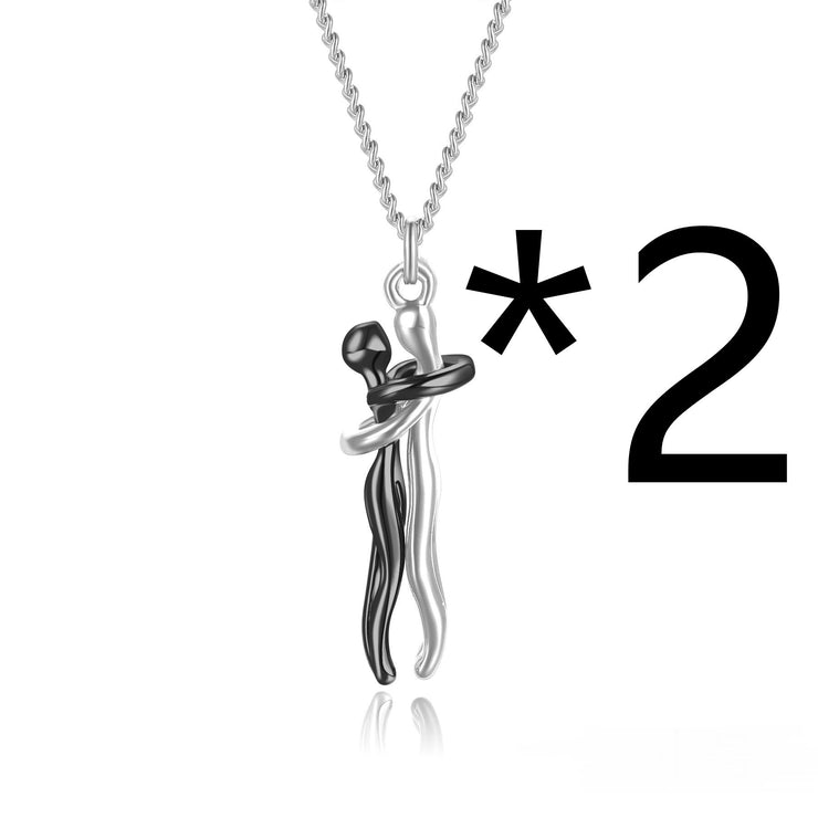 Hot Sale Affectionate Hug Necklace Couples Anniversary Valentine&