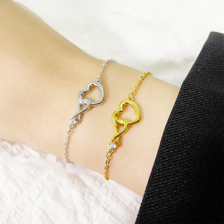 Bracelet en forme de cœur Bijoux fantaisie Bracelet d&