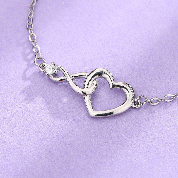 Heart-shape Bracelet Fashion Jewelry Versatile Love Bracelet Gift For Girlfriend Valentine&